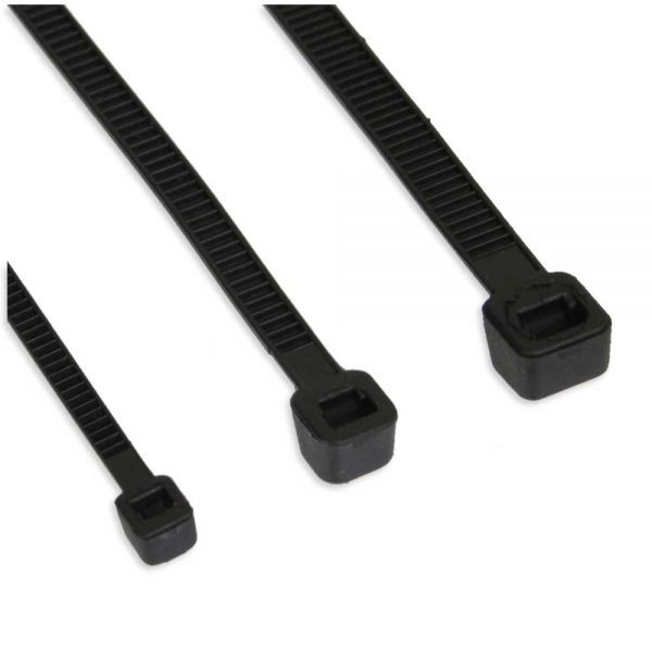 InLine® Kabelbinder, Länge 350mm, Breite 4,8mm, schwarz, 100 Stück