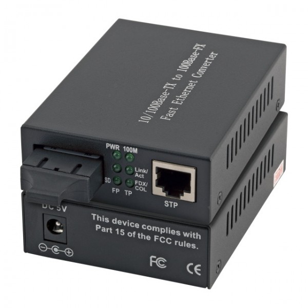 EL027 Media Converter 1x100/1000Mbit RJ45-SC 1000SX-550m