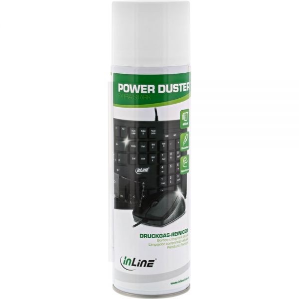 InLine® Power Duster \"extra starker\" Druckgas-Reiniger Spraydose 400ml