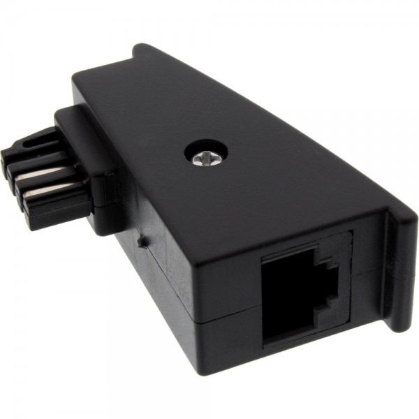 InLine® TAE-F Adapter TAE-F Stecker auf RJ45 Buchse 8P2C für Fritzbox