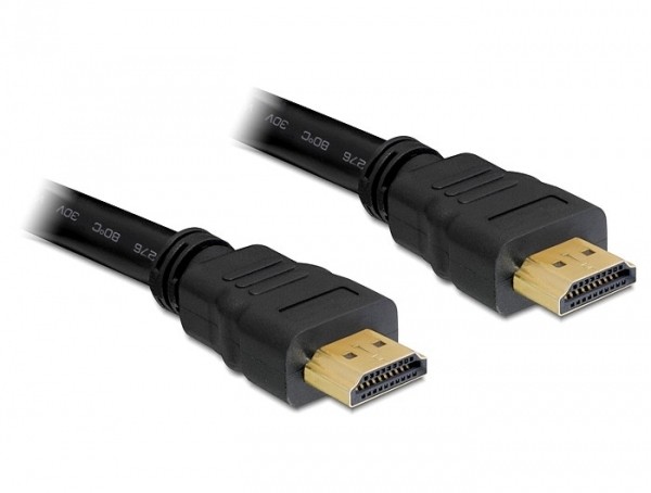 Delock Kabel HDMI mit Ethernet  HDMI A Stecker > HDMI A Stecker 4K