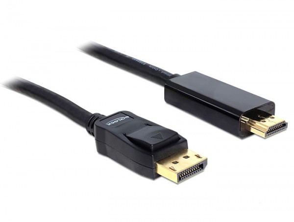 Delock Kabel Displayport Stecker > HDMI-A Stecker